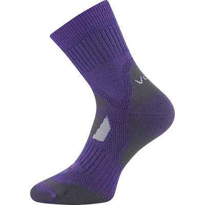 STABIL merino winter thermal socks with silver PURPLE