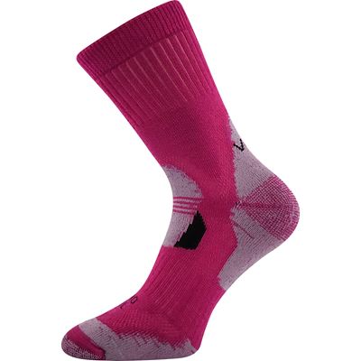 STABIL merino winter thermal socks with silver FUXIA