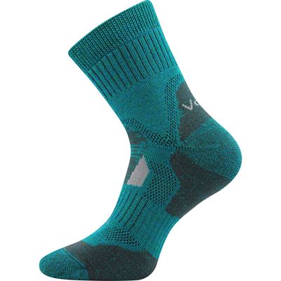 STABIL merino winter thermal socks with silver BLUE-GREEN
