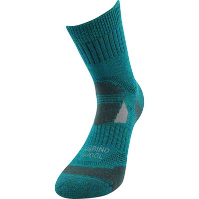 STABIL merino winter thermal socks with silver BLUE-GREEN