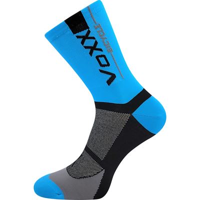 STELVIO cycling socks, sporty, NEON TURQUOISE