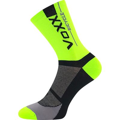 STELVIO cycling socks, sporty, NEON GREEN