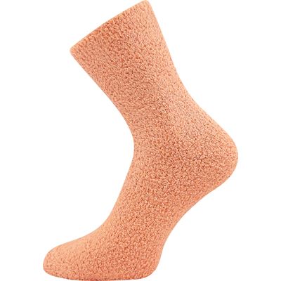 Women's chenille socks SVĚTLANA 2-pack CORAL
