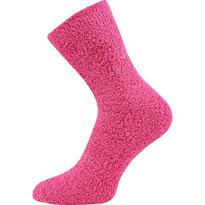 Women's chenille socks SVĚTLANA 2-pack MAGENTA