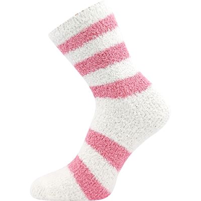 Women's chenille socks SVĚTLANA 2-pack CREAM