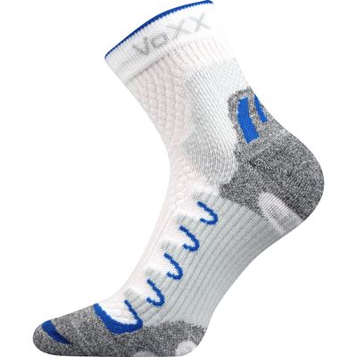 SYNERGY anatomical sports socks with silver ions, WHITE