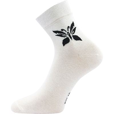 Women's thin socks TATOO summer MIX WHITE (3 pairs)
