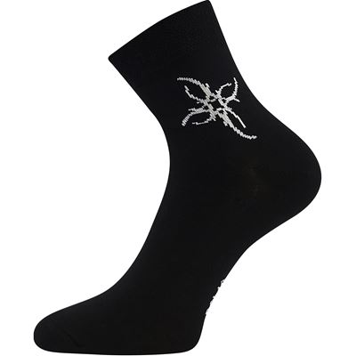 Women's thin socks TATOO summer MIX BLACK (3 pairs)