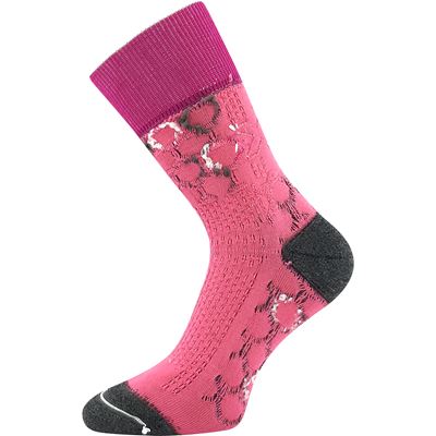 TAYRON double-layer socks with soft cuffs, made of merino wool with silver ions, FUXIA VoXX 126237 2