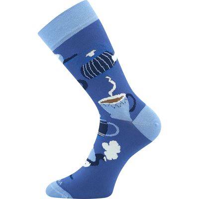 Socks in a jar with a tea motif TEA pattern 1 Lonka 121564 3