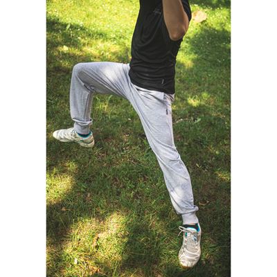 Men's VAPOR cotton sweatpants LIGHT GREY MELANGE