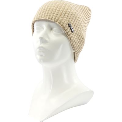 TERRACANA women's knitted hat with viscose BEIGE