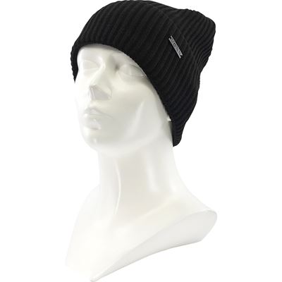 TERRACANA women's knitted hat with viscose BLACK
