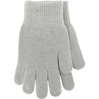 TERRACANA women's knitted gloves with viscose GREY