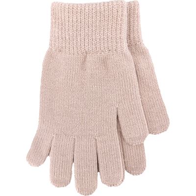 TERRACANA women's knitted gloves with viscose, DARK PINK