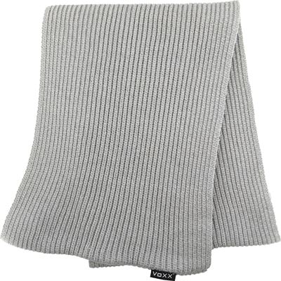 Women's knitted TERRACANA circular scarf with viscose GREY