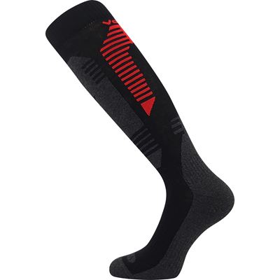 THEMA black sports terry knee socks