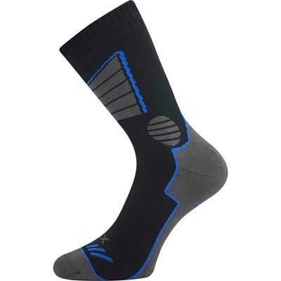 THERMAX black terry sports socks
