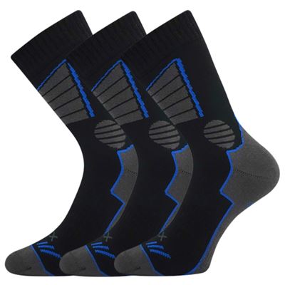 THERMAX black terry sports socks