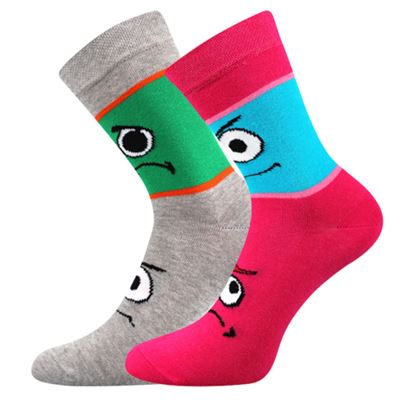 Funny thin socks TLAMIK mix GIRLS (2 pairs)
