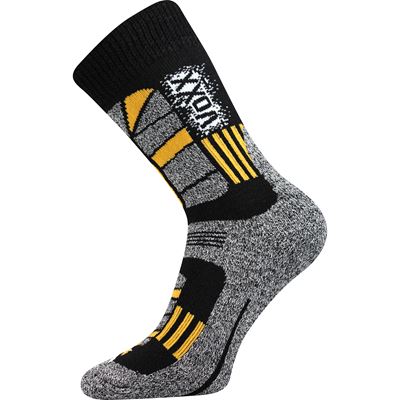 TRACTION wool winter thermal socks, YELLOW