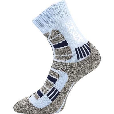 Children's winter socks TRACTION wool LIGHT BLUE