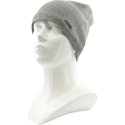 TRAJECT men's knitted winter hat LIGHT GREY