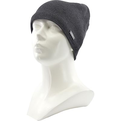TRAJECT men's knitted winter hat, DARK GREY