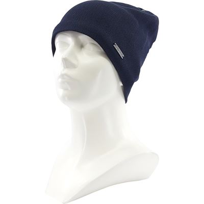 TRAJECT men's knitted winter hat, DARK BLUE