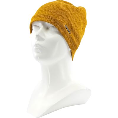 Men's knitted TRAJECT winter hat MUSTARD