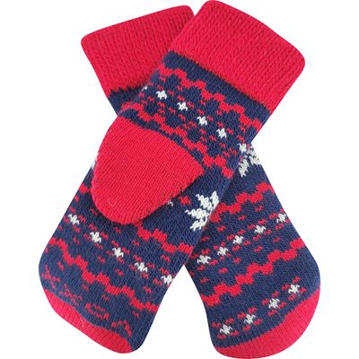 TRONDELAG SET of winter socks and knitted mittens with silver ions JEANS