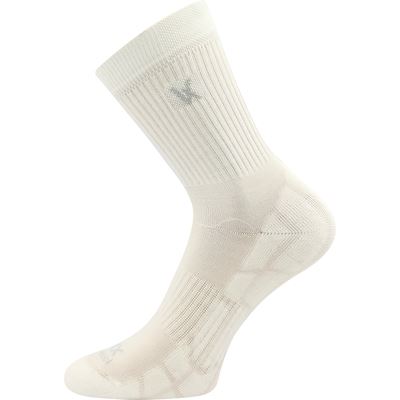 TWARIX merino sports socks with silver ions WHITE