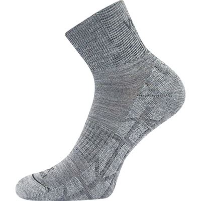 TWARIX SHORT merino sports socks with silver ions LIGHT GREY