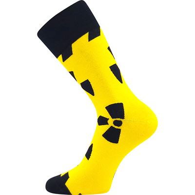 TWIDOR funny dress socks with RADIATION images