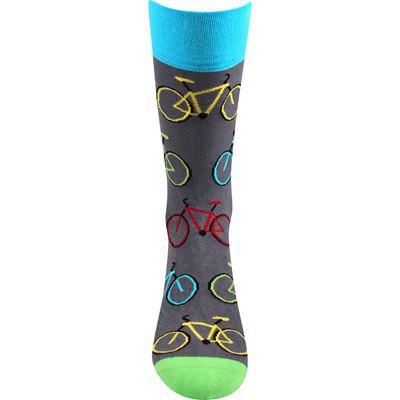 TWIDOR funny dress socks with BIKE pictures