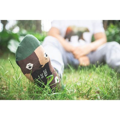 TWIDOR funny dress socks with BEAR pictures