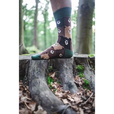 TWIDOR funny dress socks with BEAR pictures