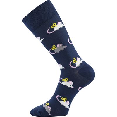 TWIDOR funny dress socks with pictures of wind-up mice