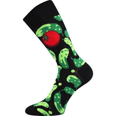 TWIDOR funny dress socks with CUCUMBER pictures