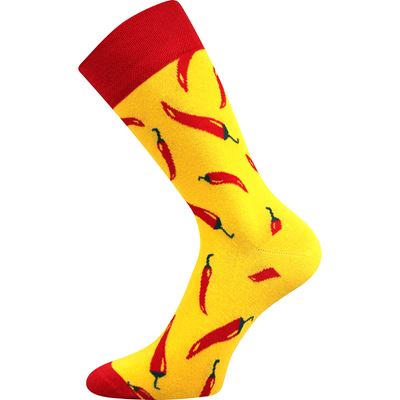 TWIDOR funny dress socks with PEPPER images