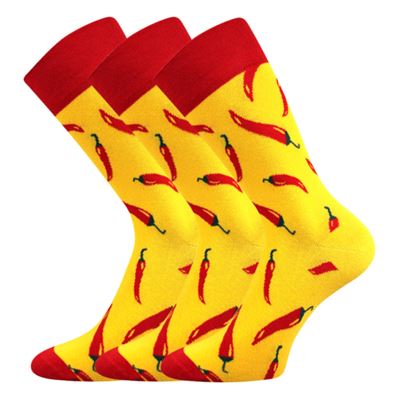 TWIDOR funny dress socks with PEPPER images