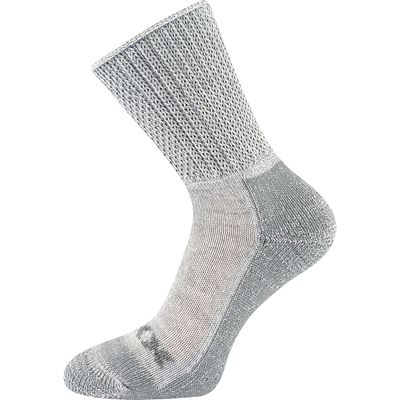 VAASA thick warm merino socks with silver ions LIGHT GREY