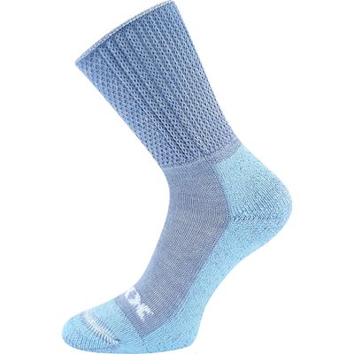VAASA thick warm merino socks with silver ions LIGHT BLUE