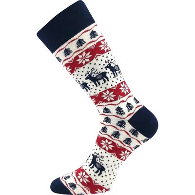 Thin socks with pictures CHRISTMAS mix C (3 pairs)