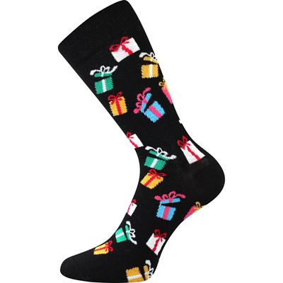 Thin socks with pictures CHRISTMAS mix C (3 pairs)