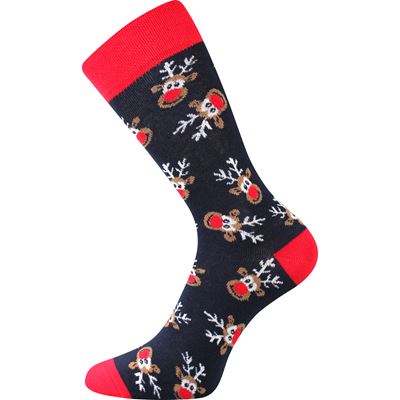Thin socks with pictures CHRISTMAS mix C (3 pairs)