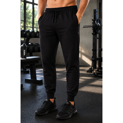 Men's VAPOR cotton sweatpants BLACK