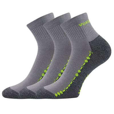 VECTOR light grey cotton sports socks