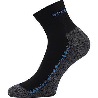VECTOR black cotton sports socks