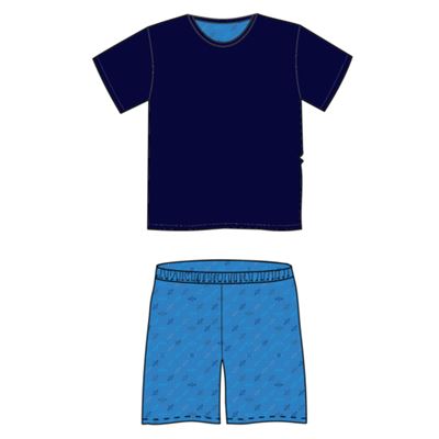 VENTOR short-sleeved pyjamas with a subtle pattern B-02